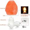 Betus Natural Crystal Himalayan Salt Wall Lamp - Air Purifying Night Light - 360° Rotatable Plug 15W Bulb - Natural