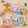 Sembo Block Kawaii Cute Pet Wish Series Small Train Education Small Pellet Children Assembled Building Blocks Toys Birthday Gift