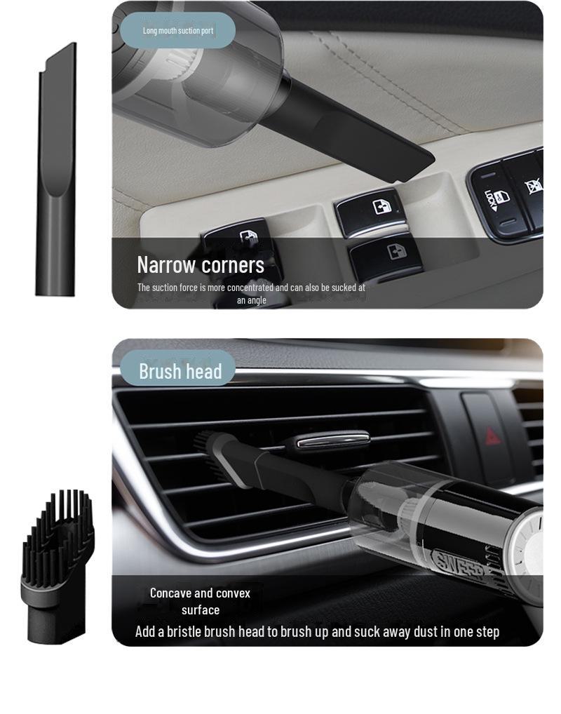 Wireless Handheld High-Power Car & Home Vacuum Cleaner with Strong Suction
