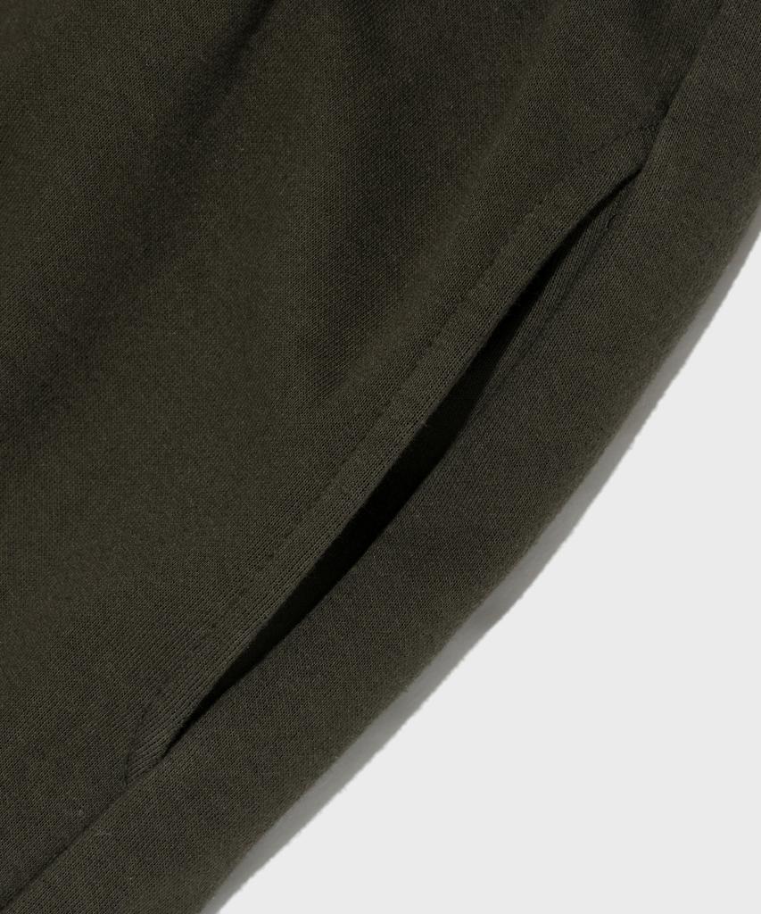 CARGOBROS Lettering Semi-Wide Sweatpants (Khaki)