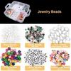 1171pcs DIY Earring Jewelry Making Supplies Kit Making Tools Kit Includes Beads Wire Bracelet Pearl Beads Spacer Jewelry Plier