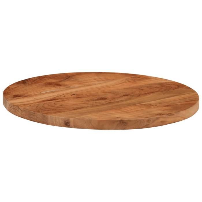 VidaXL Dessus de table Ø50x3,8 cm rond bois massif d'acacia 370049