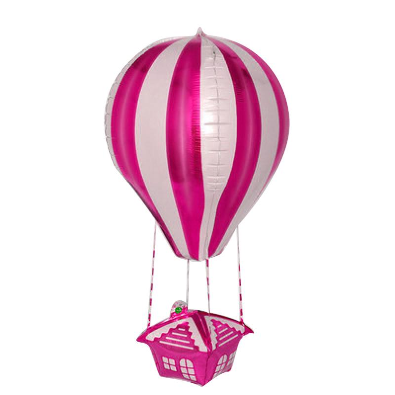 New 70cm Aluminum Film Balloon 4D Helium Balloons Valentine's Day Wedding Proposal Birthday Party Decoration Hot Air Balloon