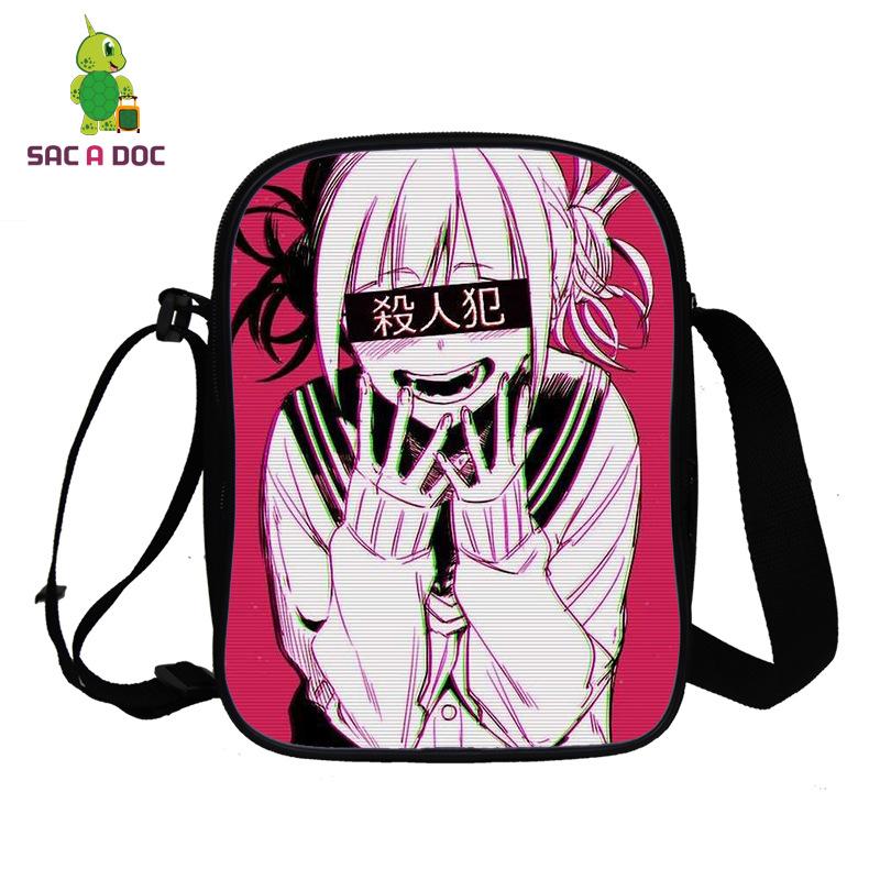 Anime My Hero Academia My Hero Academia Peripheral Printed Messenger Bag Full Color Personality Shoulder Bag