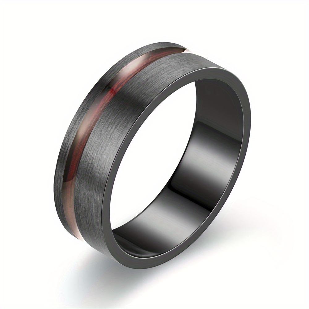 1Pc Fashionable and Versatile Men and Women Wearing Fashionable Titanium Steel Rings