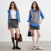 Chuyu A-Line High-Waisted Short Skirt