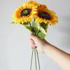 Fake Flowers Bouquet Silk Floral Arrangement High Quality Artificial Sunflowers  Wedding Decor