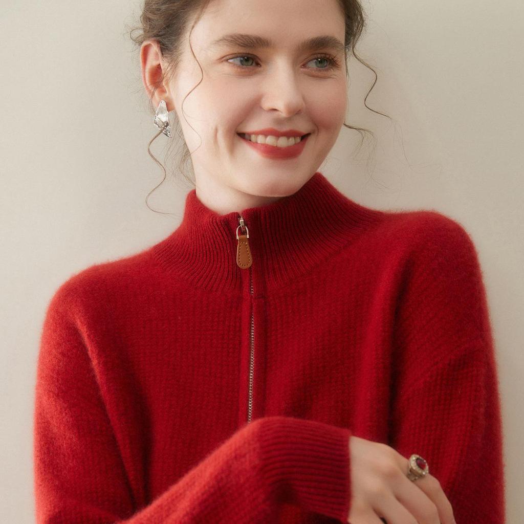 Autumn Winter Cashmere Knit Base Layer Shirt: Soft, Comfortable, Versatile, and Slimming.