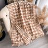 Qiandongge Printing Contrasting Colors, Double-Sided Imitation Cashmere Scarf, Winter High-End Warm Shawl