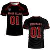 2026 New The Foxhole Court Edgar Allan Ravens Lacrosse Jersey Cosplay Riko Moriyama 3D Tshirt All For The Game Kids Uniform