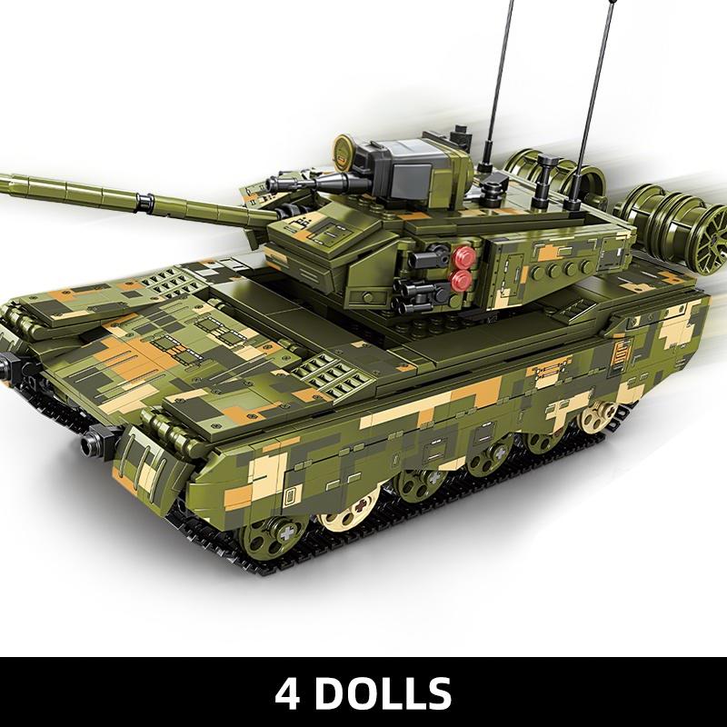 WW2 Military Building Blocks Tank Model Armored Vehicle 8in1 Tank Building Blocks Set DIY Children Toy Boys Christmas Gift