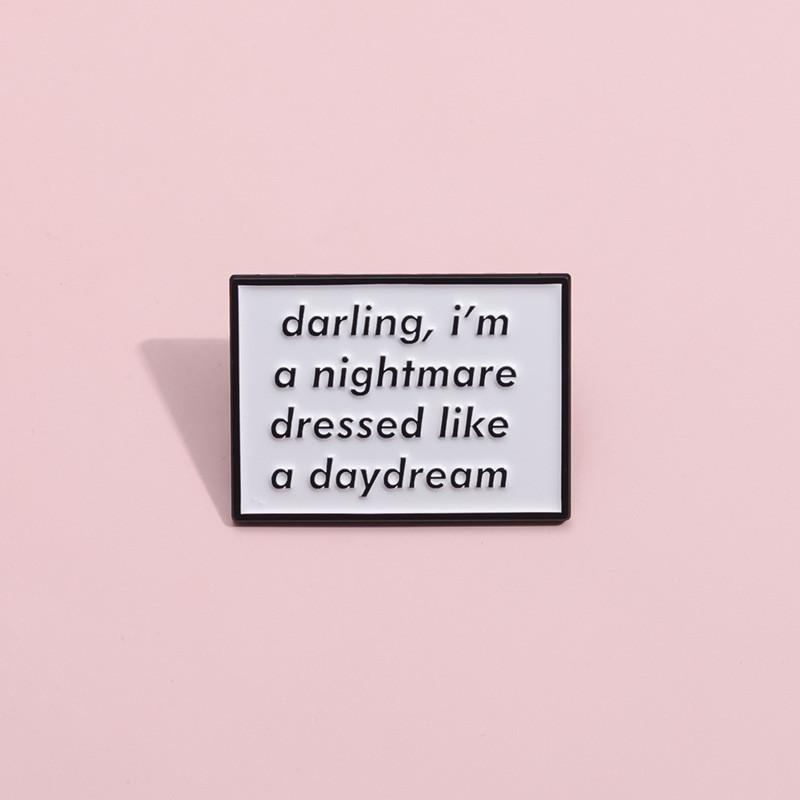 Unique Brooch Lettering With Stylish Design And Elegant Finish For Unisex Wear 2024 In