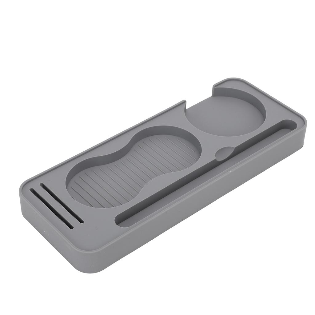 Coffee Tamper Mat Silicone Tamping Pad for Portafilter Tamper Distributor Brush Puck Screen Water Proof Heatproof Tamp Station for Counter