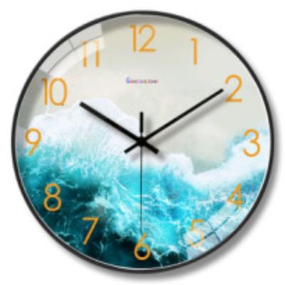 12-Zoll (30 cm) Kreative, moderne Wanduhr für Wohnzimmer und Schlafzimmer, stilvolle, geräuschlose, dekorative Wanduhr