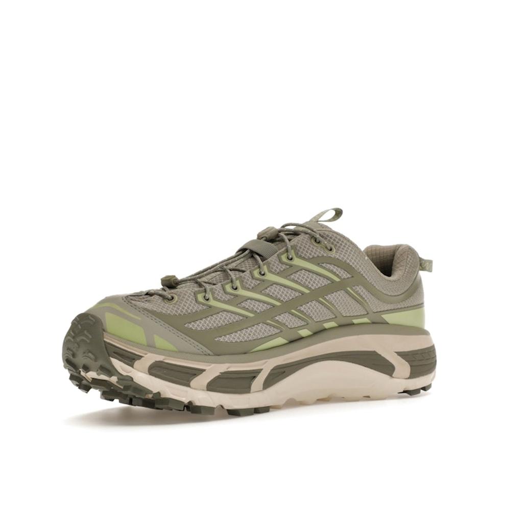 HOKA Mafate Three2 Barley Seed Green Unisex Sneakers Cream 1141572-BYS