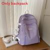 Fashion Capacity Big Backpack With Solid Color Design And Letter Decor For Daily