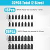 32PCS Tire Repair Kit Rubber Screw Nails For Car Motorcycle Truck Bike Tubeless Puncture Fix With Storage Box