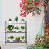 Flower Iron Plant 3 Garden Gardening Storage Shoe Houseplant Flower Stand, Stand, Tier, Rack, Indoor/Outdoor, Rack, Multi-Function Rack, Rack, Shelf,