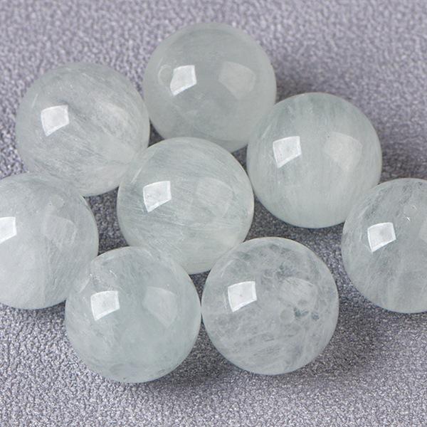 Fluorite Round Beads: Natural Crystal, Light Color, Rabbit Hair Luster – DIY Jewelry Accessories.