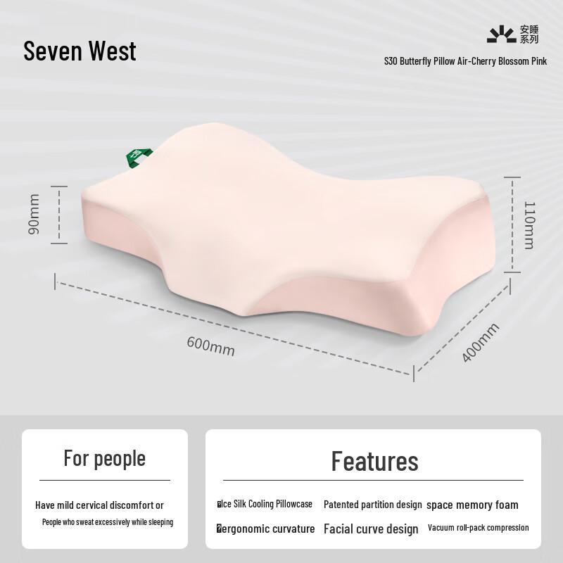 

Подушка с эффектом памяти для поддержки шеи в форме бабочки