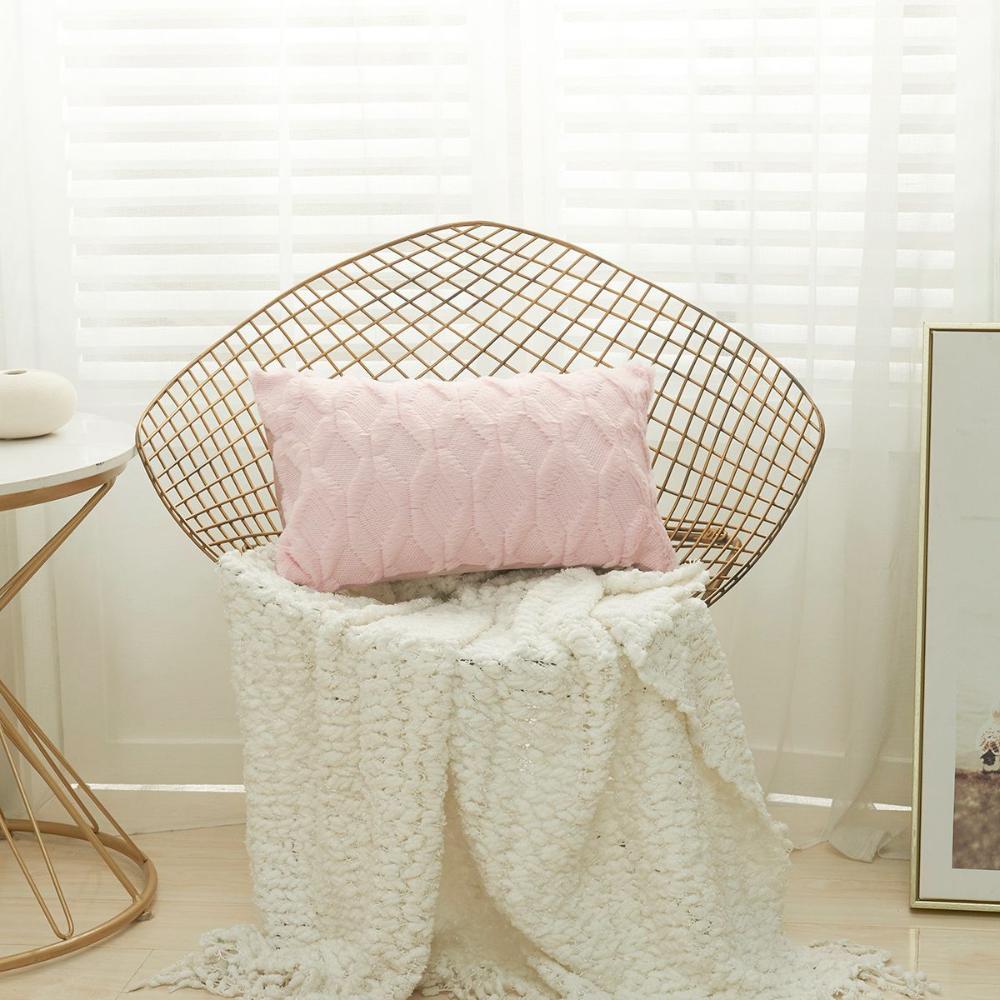 Plush For Livingroom,Bed Throw Pillow Decorative Pillow Case Sofa Decor Home Textile Cushion Cover