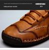 Hot Selling Men's Casual Leather Shoes - New Spring 2020, British Style, Versatile Low-Top Handmade Youth Footwear