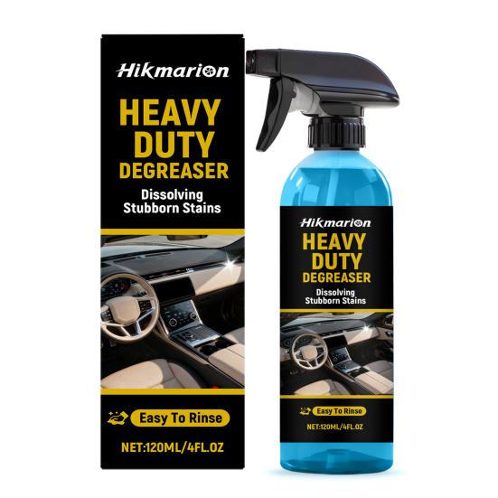Barbecue Grill Cleaner Car Interior Cleaner, 120ml Heavy Oil Stain Remover for Leather Floor Mat Plastic Vinyl, Dissolver Spray, Steering Wheel Engine 120ML