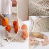Reusable Mesh Grocery Bags, Long Handle Produce Bags, Fruit & Veggie Storage, Woven Mesh Pocket Hollowed Out Kitchen Storage