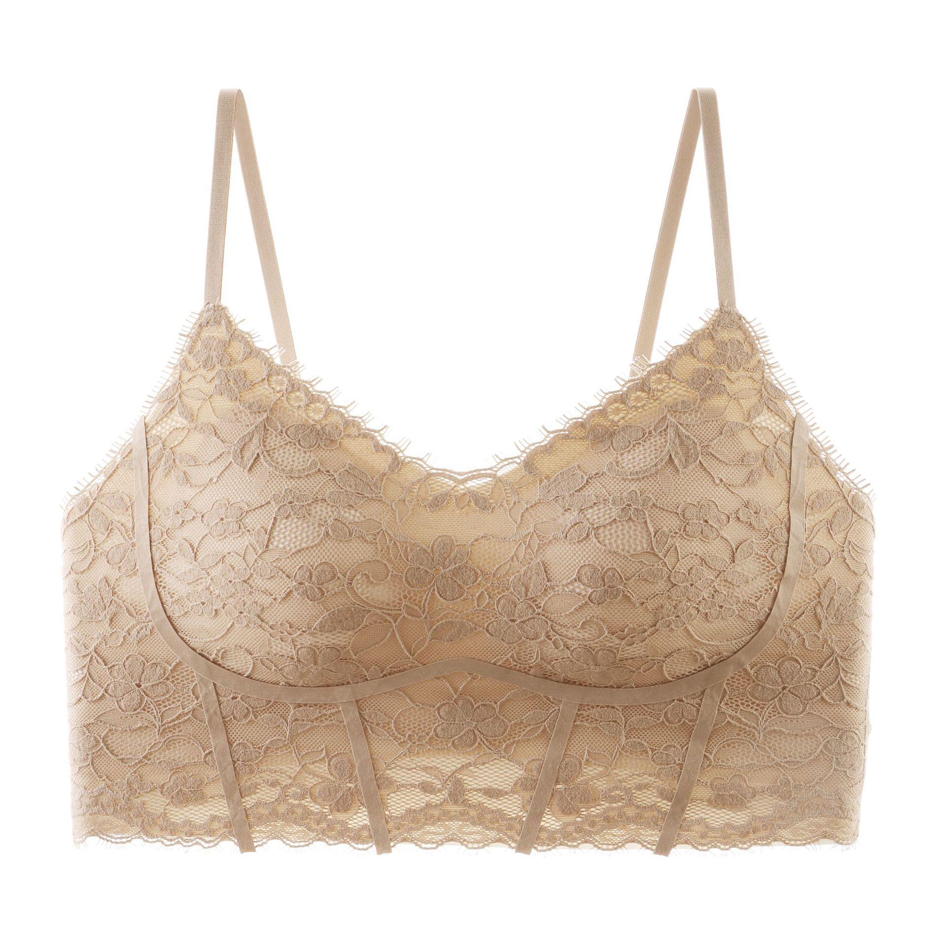 

Stylish and sexy lace underwear without steel rims, small breasts, comfortable gathering and breathable girl, small suspender bra L