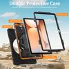 AJIUYU 360° Rotating Rugged Case For Samsung Galaxy Tab A11 Plus 11'' SM X230 X235 X236B Tab A11 A9 8.7 Plus 11 Inch Stand Cover