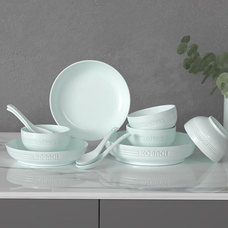 Kobach Celadon 11-Piece Dinnerware Set