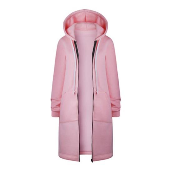 Zip Up Hoodies for Women Oversized Fleece Long Tunic Hooded Sweatshirt Fall Winter Casual
