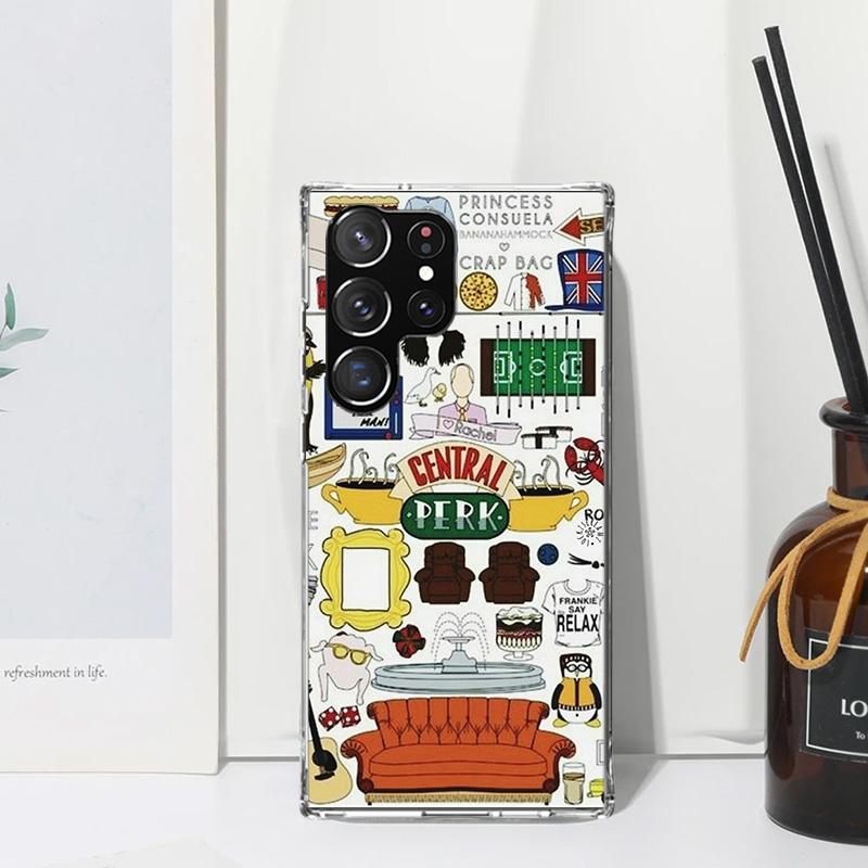 Friends Tv Show Funny Family Phone Case For Samsung Galaxy S26 S25 Edge S24 FE S23 S22 Ultra S21 Plus S20 + Art Fundas Back Cove
