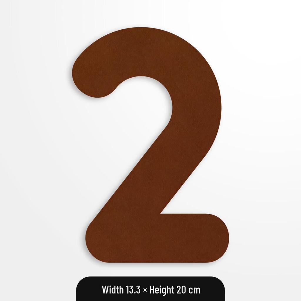 Coffee Forest Style Birthday Letters & Numbers Decoration for Kids' First Birthday Photoshoot