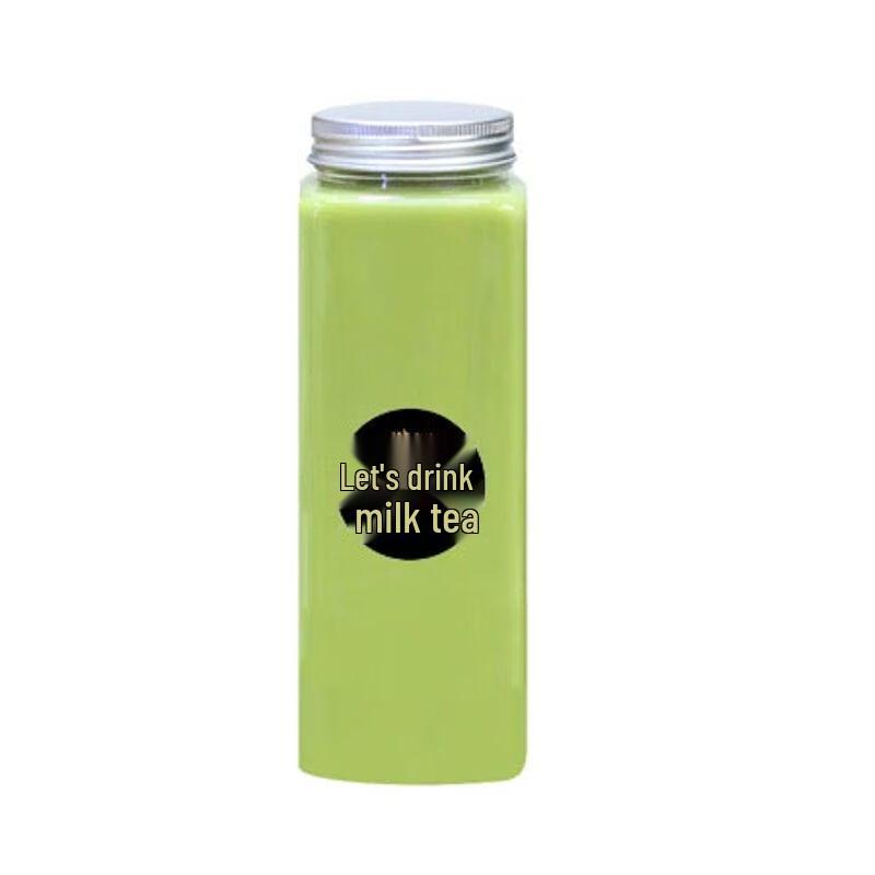 Trendy Flat Square Disposable Beverage Bottle