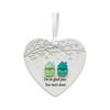 Individualized Christmas Tree Decoration Heart Shape Acrylic Hanging Ornament For Holiday Celebration