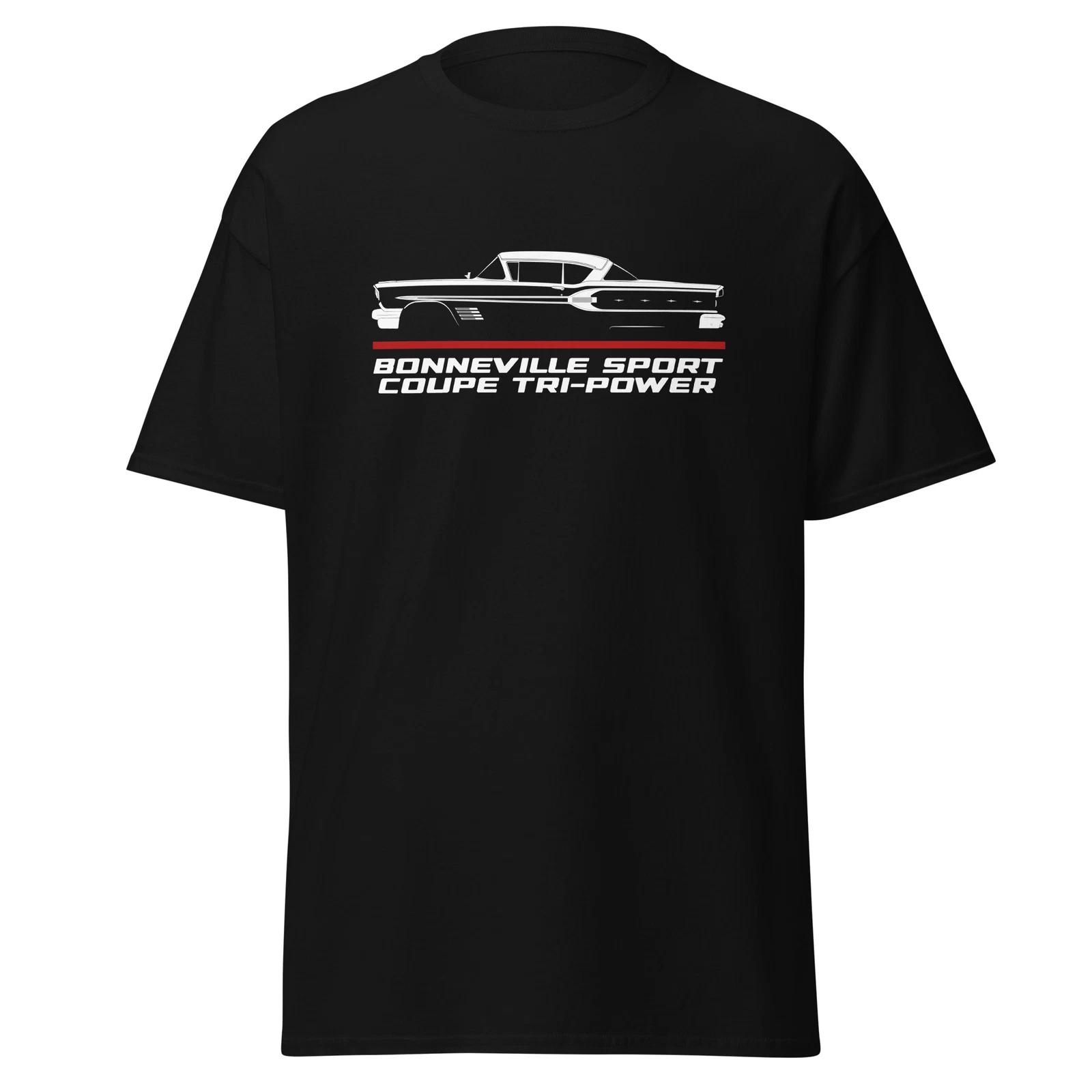 T-Shirt Pontiac Bonneville Sport Coupe Tri-Power 1958 Birthday Gift XXL