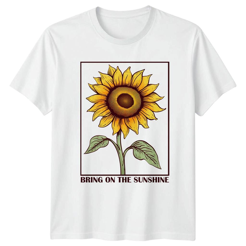 Bring On The Sunshine Unisexs TShirt Floral Gardening Gift For Her