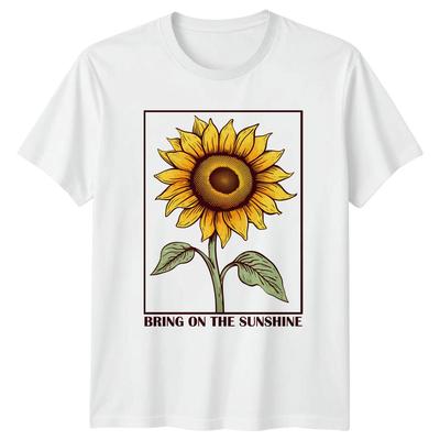 Bring On The Sunshine Unisexs TShirt Floral Gardening Gift For Her