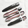 Plastic Door Handle Cover Trim Handles Covers for Nissan Kicks P15 Car Accessories Imitation Carbon Fiber