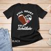 Football Cheerleading Heart , Sports Fan Unisex T-shirt