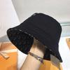 Cotton Fisherman Hat With Embroidered Letters For Sun Protection And Casual Wear