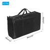 2Pcs 35x10x21" Camp Chair Replacement Bag Large Waterproof Storage Bag Black