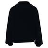 Women's Fashion Fleece-Lined Loose Pullover Solid Color Zipper Long-Sleeve Sweatshirt
