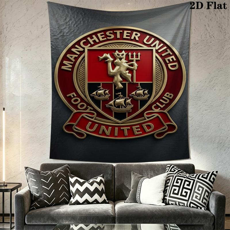 Manchester United Devils Threepiece Set 1 Duvet Cover 2 Pillowcase Without Core Christmas Birthday Gift Soft And Comfortable