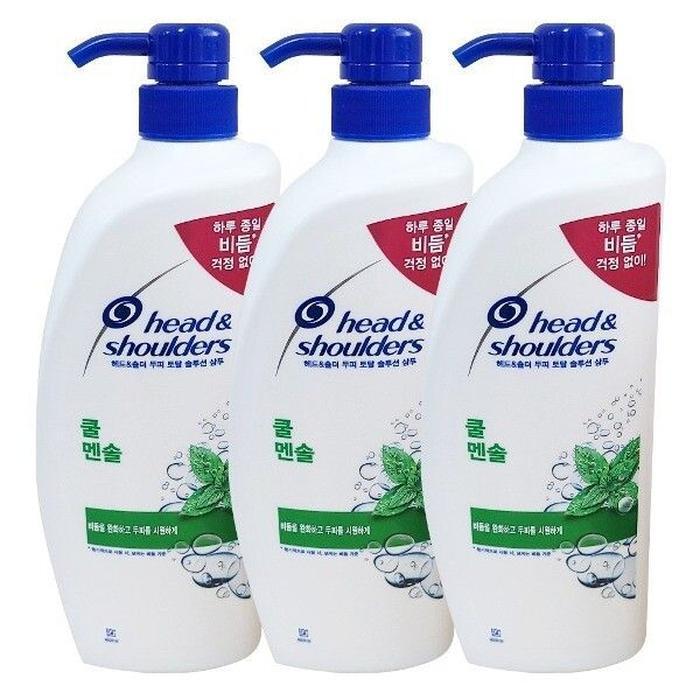 Head & Shoulders Cool Menthol Shampoo 850ml x 3 (16443554)
