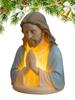 Virgin Mary Statue Night Light Resin Elegant Home Decor Christian Night Light for Thanksgiving Holiday Birthday Offices Home