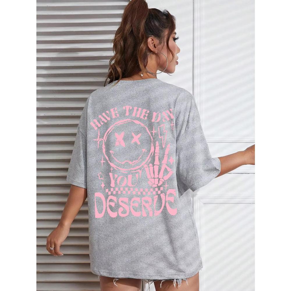 Women's Versatile Cotton Top Fashion Printing Comfortable T-Shirts Women’s