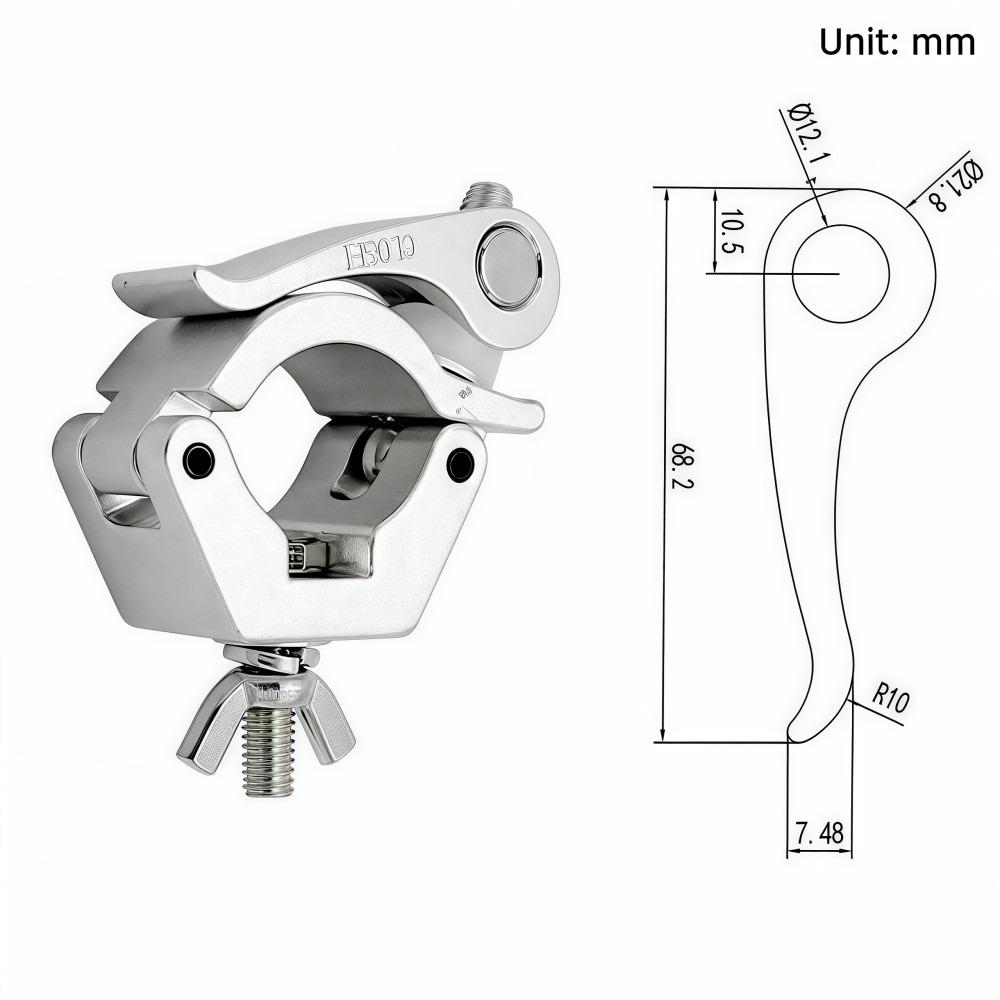 Clip Bracket DJ Light Clamps Quick Release Fixing Clip  For LED PAR Moving Head Beam Spot Clamps