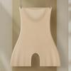Seamless Tummy Control Body Sculpting Pants with Waist Cincher and Silk Crotch.